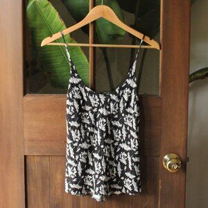 Rag & Bone New York, floral camisole, Black and white, Size 6